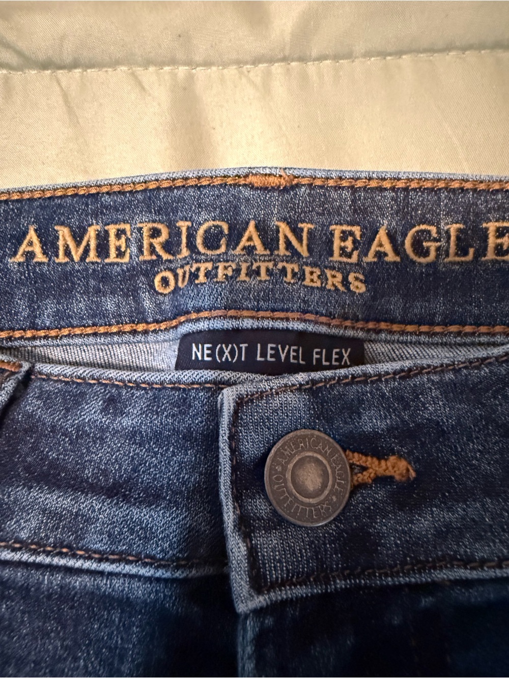 American Eagle Outfitters Women's Dark Blue Stretch Jeggings